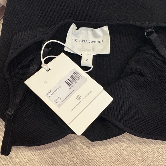 NWT Viktoria & Woods Rumba Bodysuit – Black – Size 0 (US 2) - Picture 7 of 9